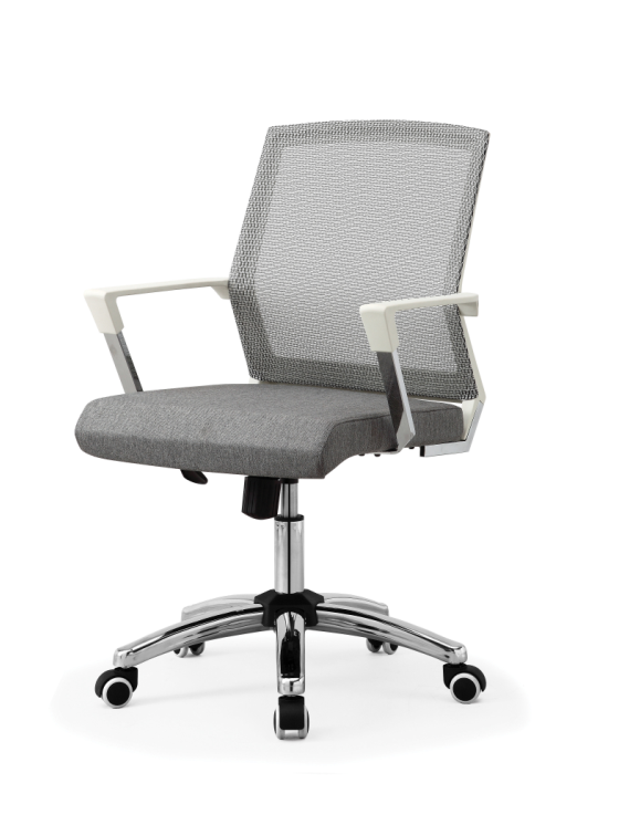 Mid-back mesh ergonomic office task chair with chrome base